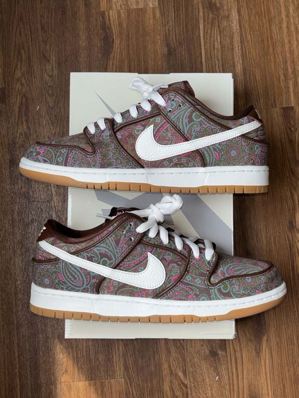 Nike SB Dunk Low Pro PRM 'Paisley Brown' (DH7534-200) 9 men